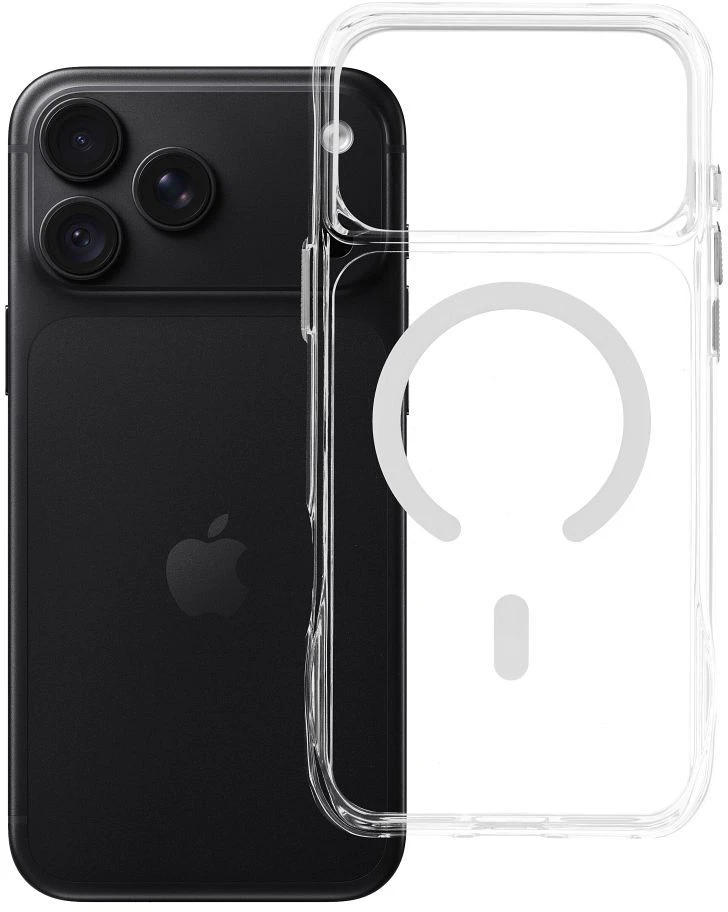 ROAR dėklas SLIM DEFENDER, suderinamas su MagSafe, skirtas IPHONE 18 Pro Max / 17 Pro Max, permatomas