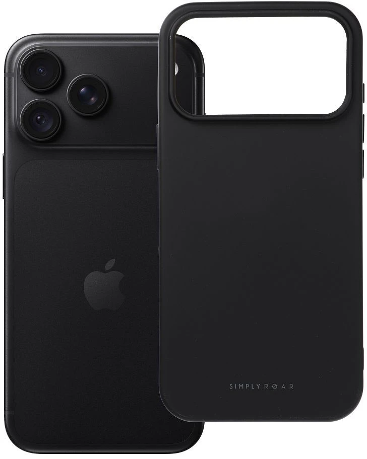 Roar Space dėklas – skirtas iPhone 18 Pro Max / 17 Pro Max, juodas