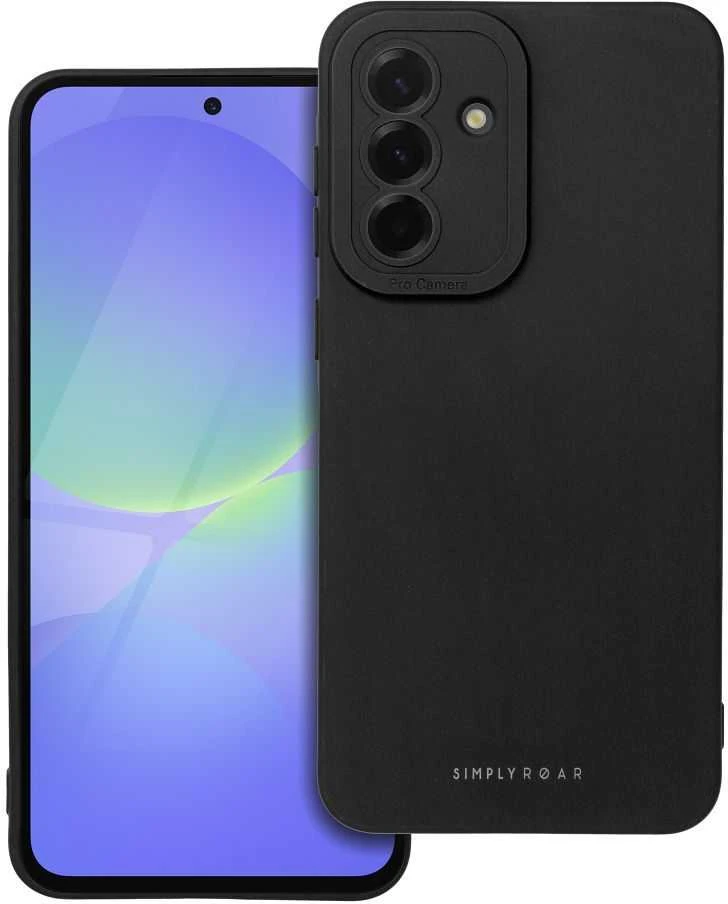ROAR dėklas LUNA skirtas Samsung Galaxy A56 5G juodos spalvos