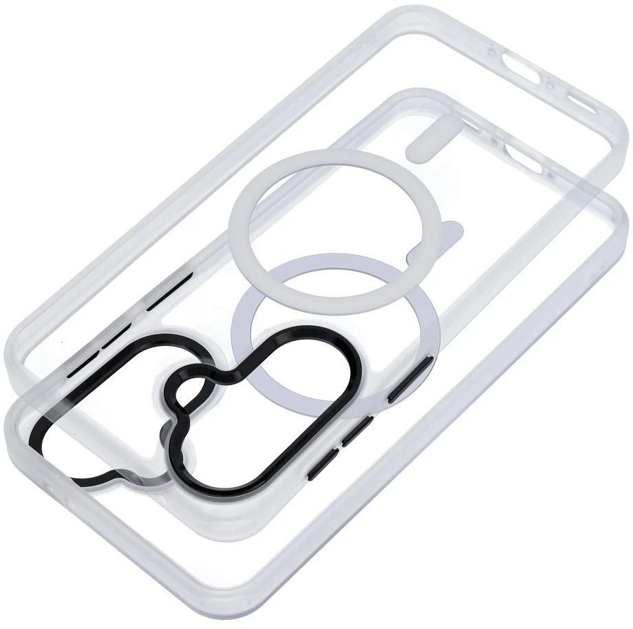 ROAR MAG BUMPER dėklas, suderinamas su „MagSafe“, skirtas SAMSUNG A37, baltas