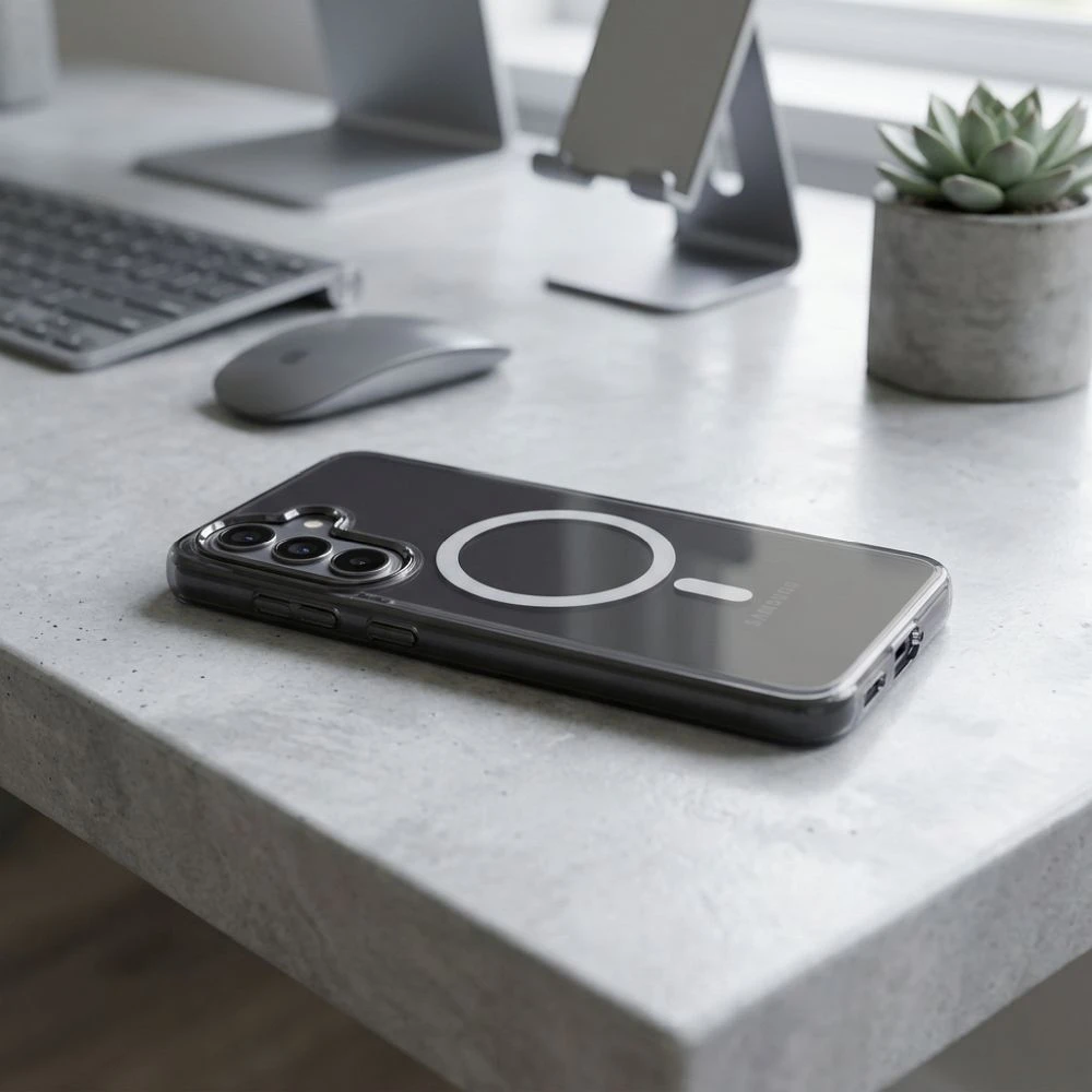 ROAR MAG BUMPER dėklas, suderinamas su „MagSafe“, skirtas SAMSUNG A37, baltas