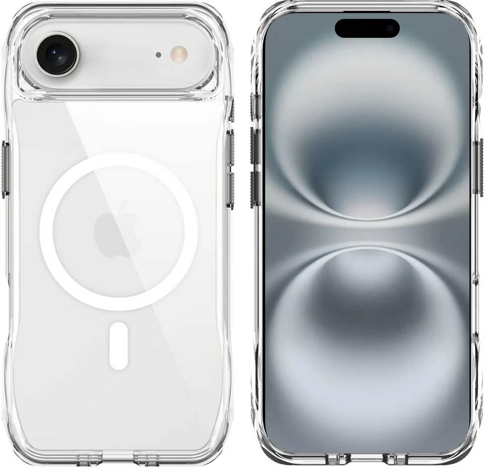 ROAR dėklas SLIM DEFENDER, suderinamas su „MagSafe“, skirtas IPHONE 17 Air, skaidrus