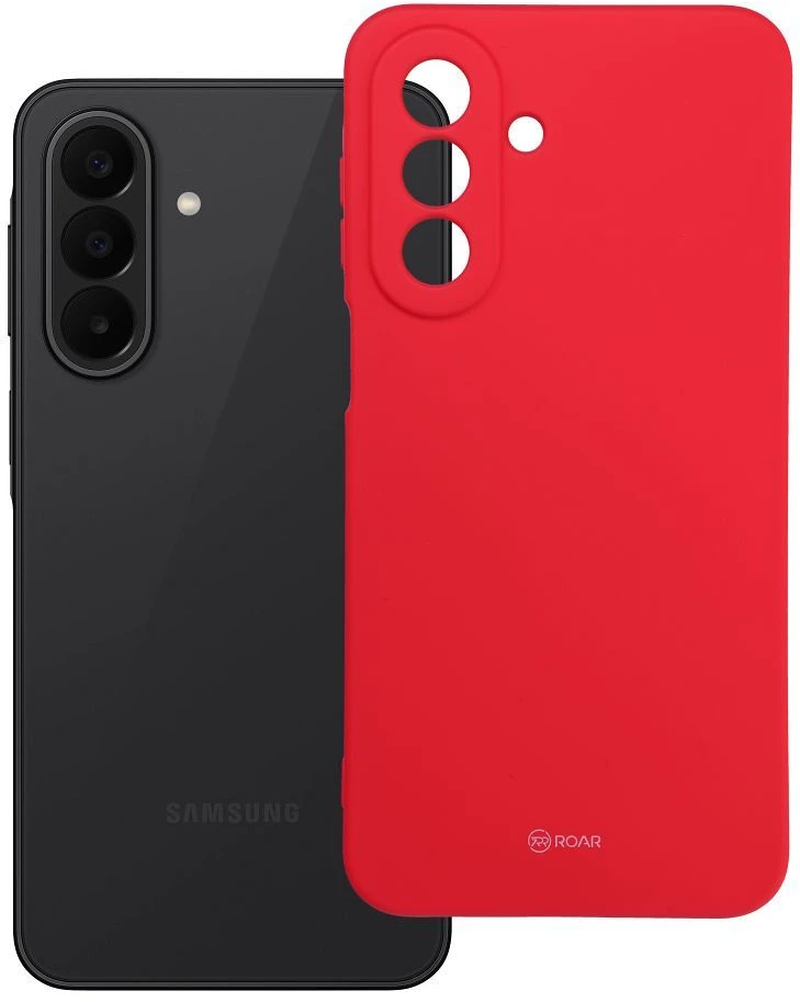 ROAR VISĄ DIENĄ IŠSAUGOTAS SPALVINGAS ŽELINIS DĖKLAS SAMSUNG A27 5G rožinis