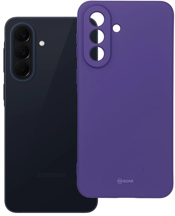 ROAR VISĄ DIENĄ IŠSAUGOTAS SPALVINGAS ŽELINIS DĖKLAS SAMSUNG A57 5G VIOLETINIS