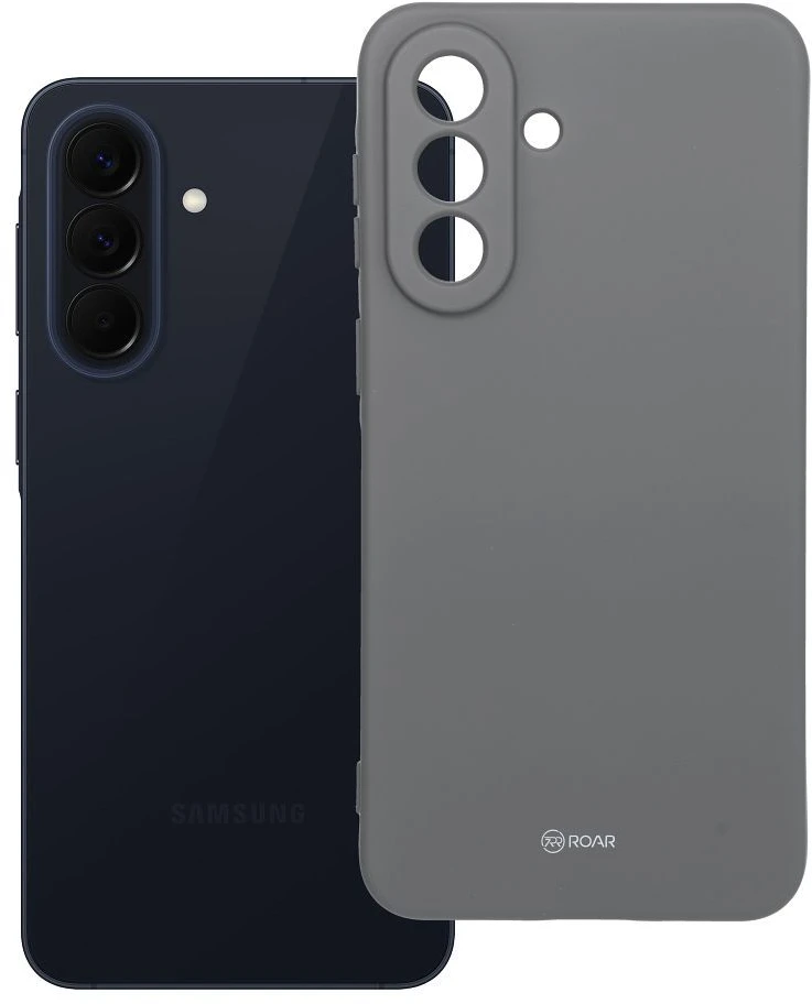 ROAR VISĄ DIENĄ IŠSAUGOTAS SPALVINGAS ŽELINIS DĖKLAS SAMSUNG A57 5G pilkas