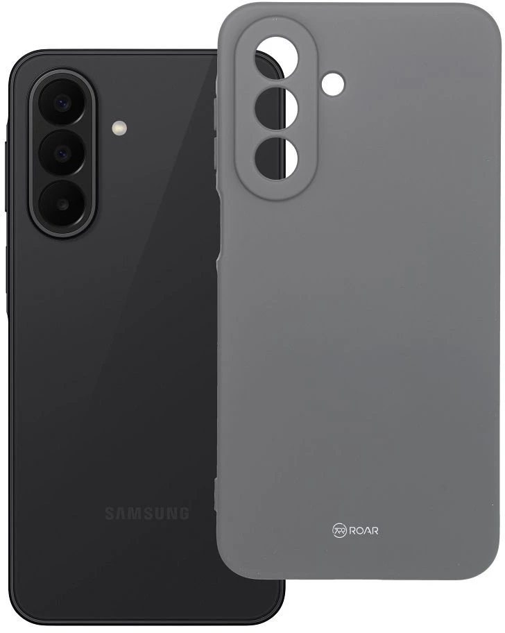 ROAR VISĄ DIENĄ IŠSAUGOTAS SPALVINGAS ŽELINIS DĖKLAS SAMSUNG A27 5G pilkas