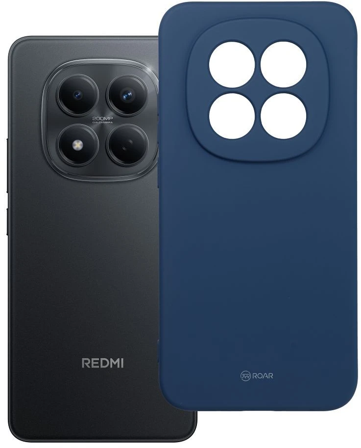 ROAR VISĄ DIENĄ SPALVINGAS ŽELINIS DĖKLAS XIAOMI Redmi Note 15 Pro 5G, tamsiai mėlynas