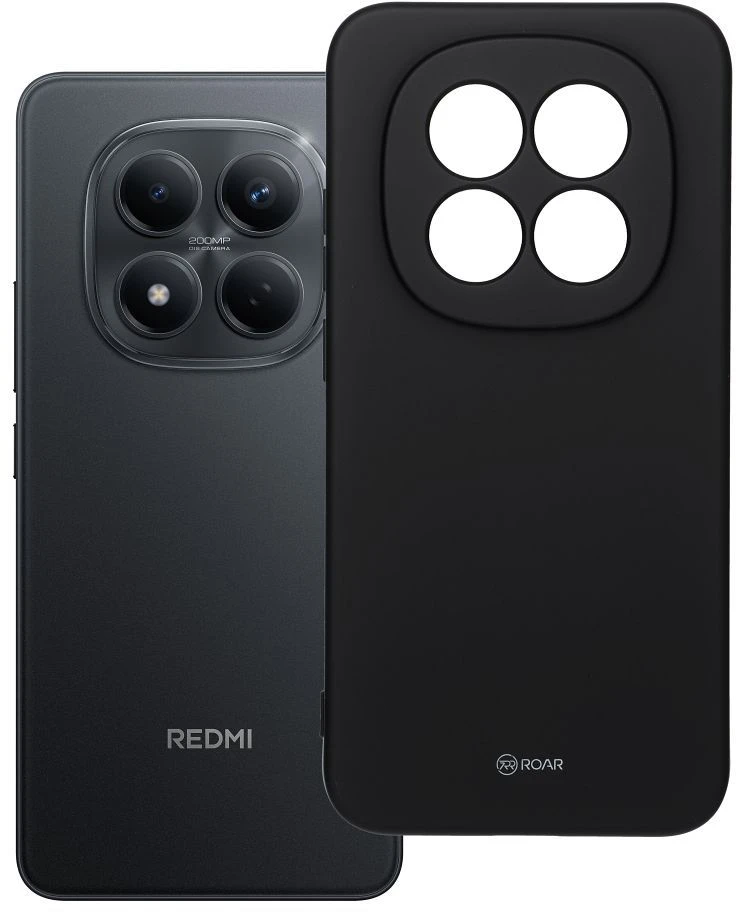 ROAR VISĄ DIENĄ SPALVINGAS ŽELINIS DĖKLAS XIAOMI Redmi Note 15 Pro 5G, juodas