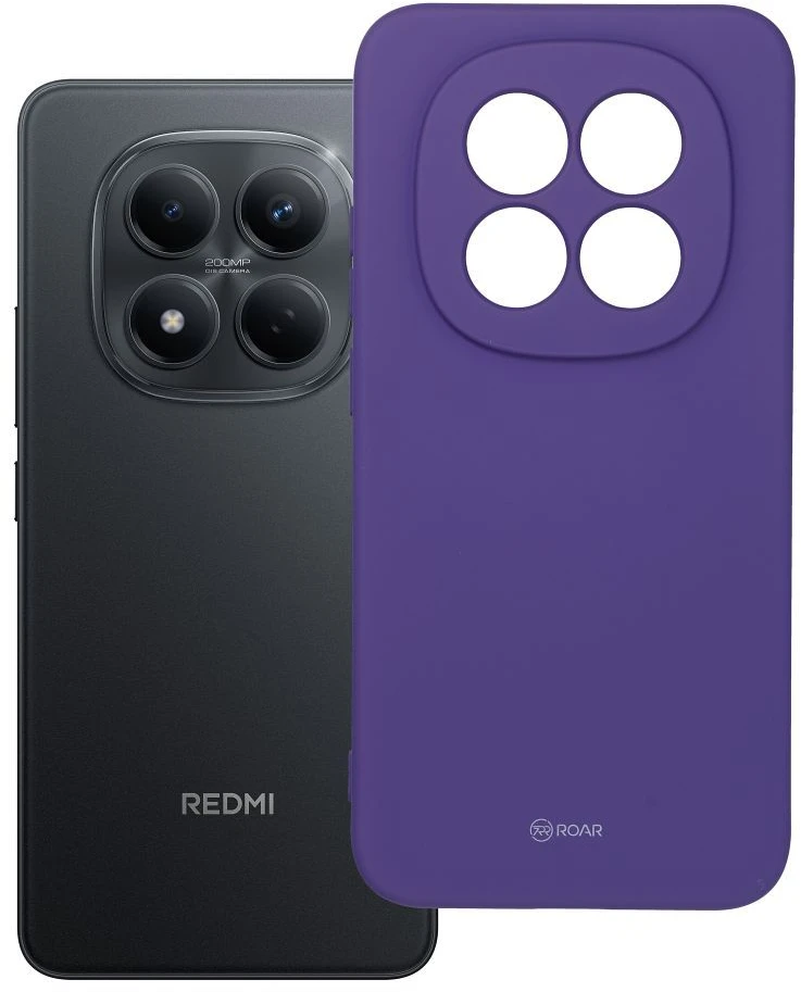 ROAR VISĄ DIENĄ SPALVINGAS ŽELINIS DĖKLAS XIAOMI Redmi Note 15 Pro 5G violetinis