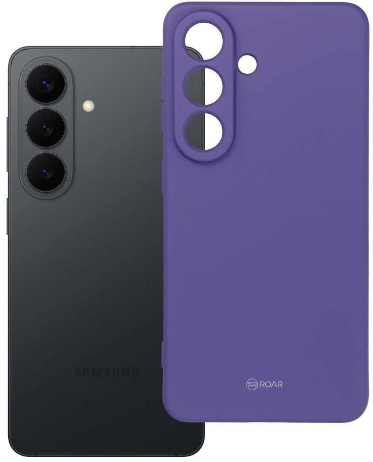 ROAR VISĄ DIENĄ TINKANTIS SPALVINGAS ŽELINIS DĖKLAS SAMSUNG S26 VIOLETINIS