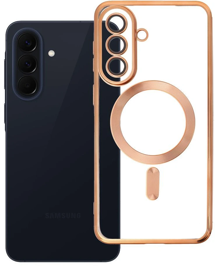 Oem „Samsung A57 Electro Mag“ dėklas, suderinamas su „MagSafe“, auksinis
