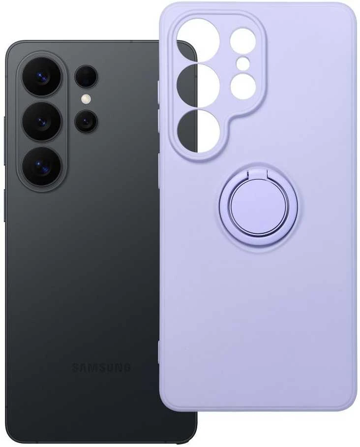 Oem Dėklas na Samsung S26 ULTRA Silicone Ring violetinė
