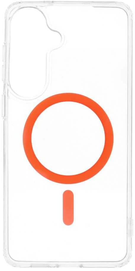 Oem Dėklas na Samsung S26 PLUS Drop Glue Colorful Ring Mag Cover zgodne su MagSafe oranžinė