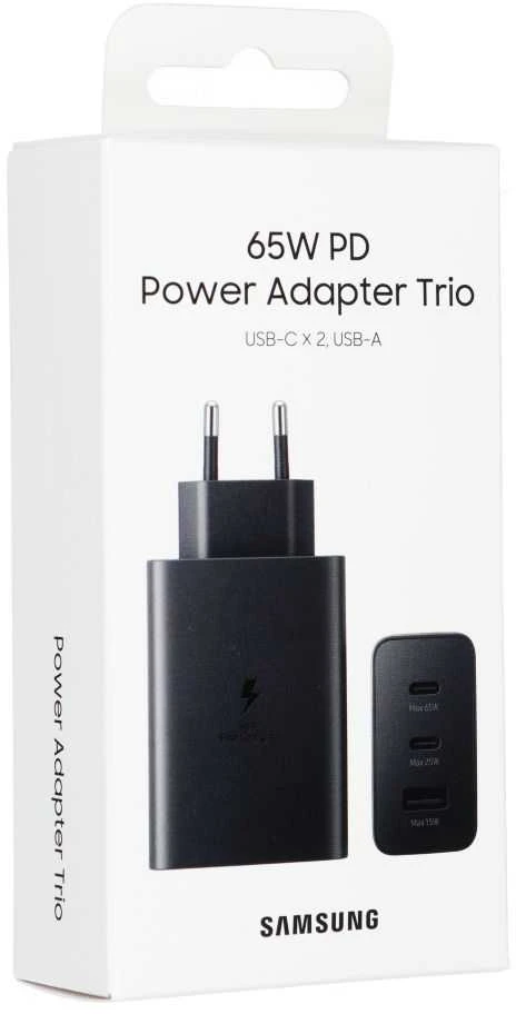Samsung T6530NBE Power Adapteris 65W Trio, Juodas