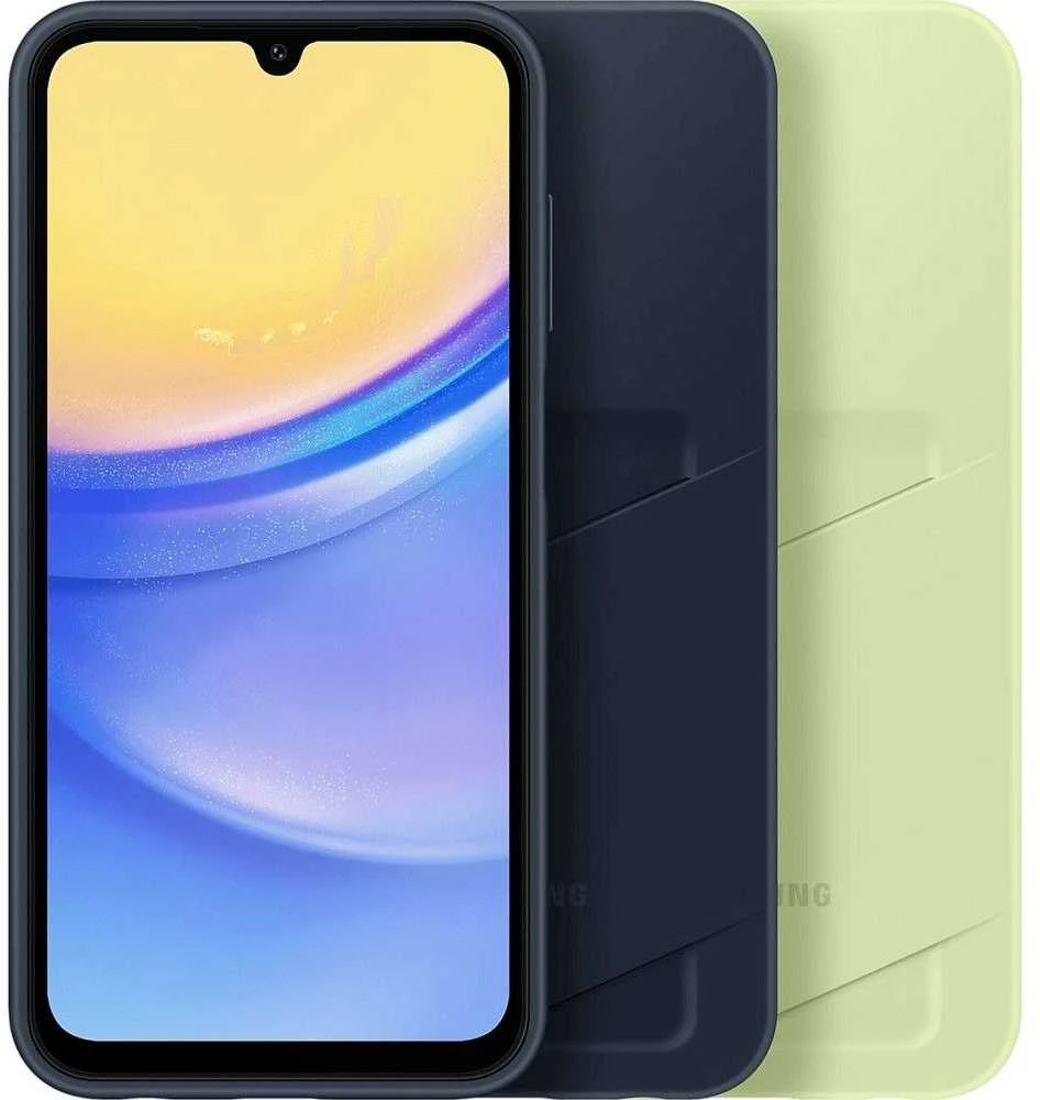 Dėklas Samsung Galaxy A15/A15 5G Card Slot Cover Mėlyna Juodas