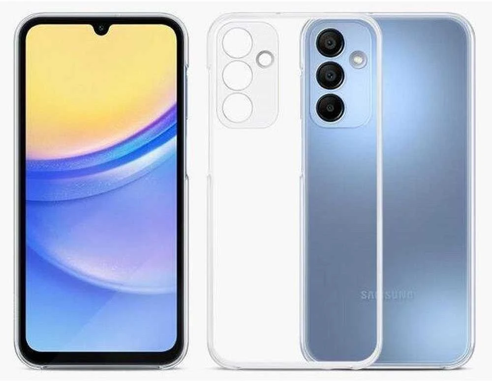 Dėklas „Samsung Galaxy A15/A15 5G“ skaidrus dangtelis, skaidrus