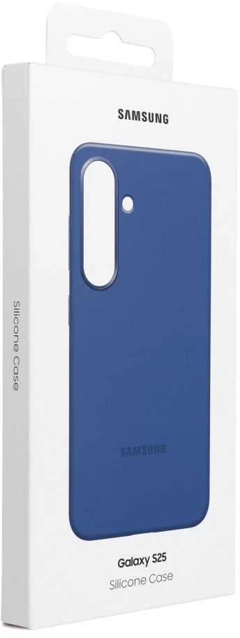 Dėklas Samsung Galaxy S25 Silicone Cover Mėlyna