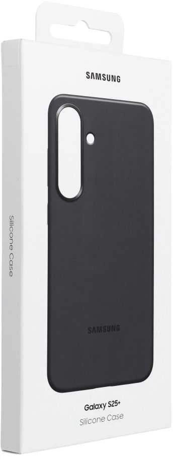 PS936CBEGWW Silikoninis dėklas Samsung Galaxy S25 Plus, Juodas