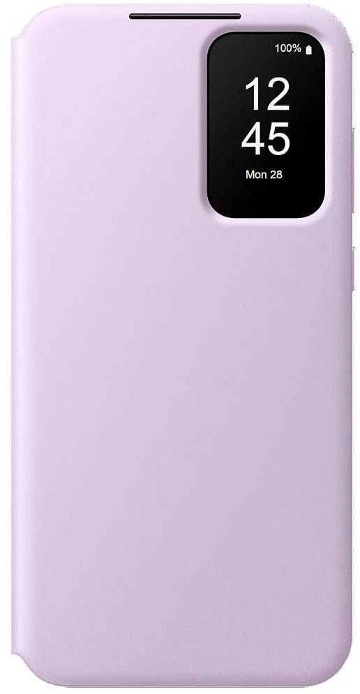 ZA556CVEGWW „Smart View“ piniginės dėklas, skirtas „Samsung Galaxy A55“, levandų spalvos (levandų spalvos)