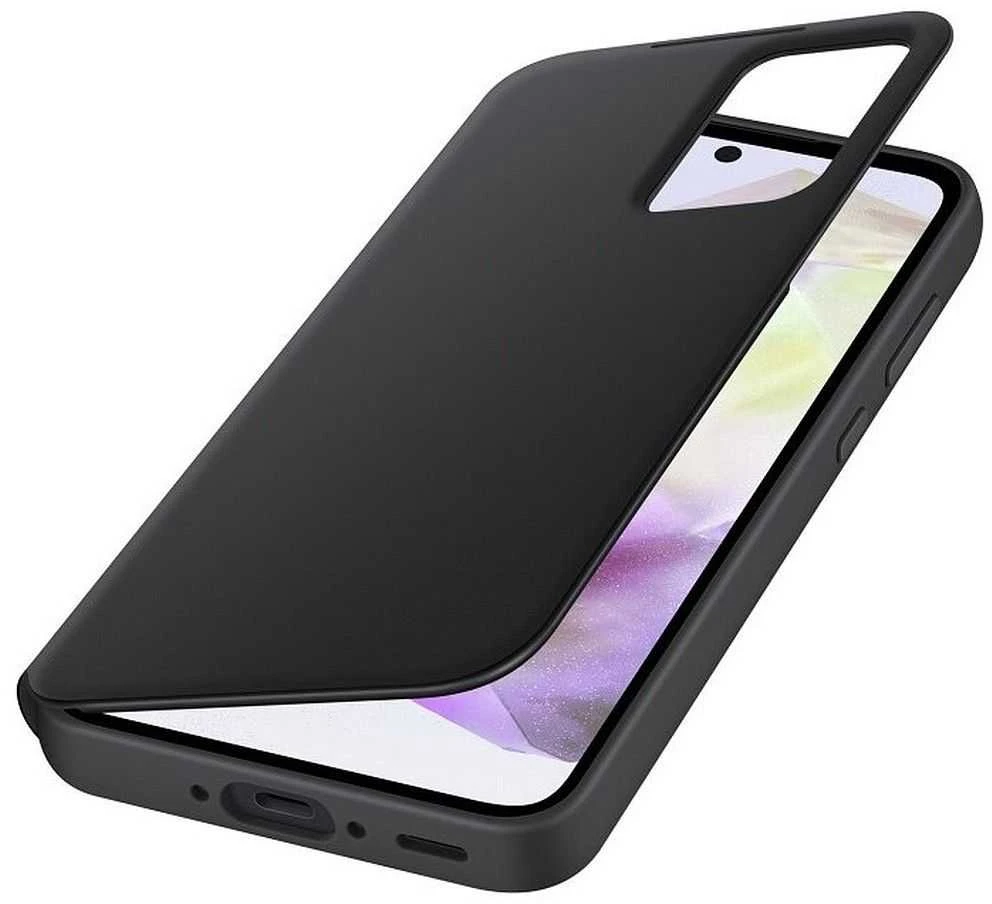 Dėklas EF-ZA356CBEGWW Smart View Wallet Case for Samsung Galaxy A35 Juodas (Juodas)