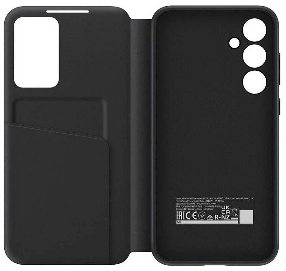 Dėklas EF-ZA356CBEGWW Smart View Wallet Case for Samsung Galaxy A35 Juodas (Juodas)