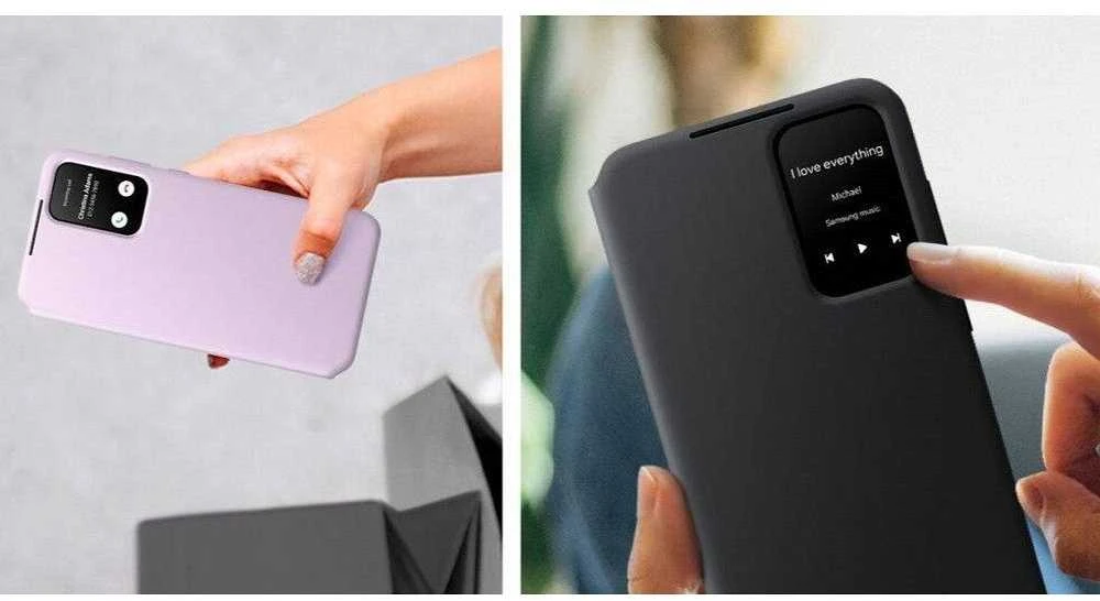ZA556CBEGWW Smart View piniginės dėklas, skirtas Samsung Galaxy A55 Juodas (Juodas)