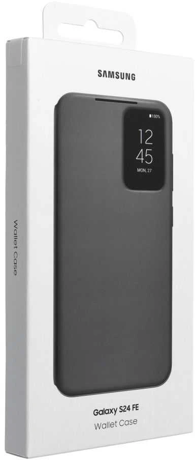 Telefono dėklas Samsung Galaxy S24 FE Smart View, juodas