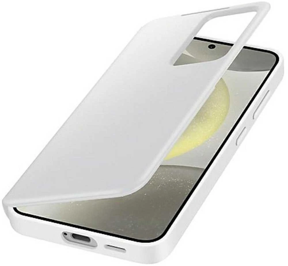 Samsung Galaxy S24+ Smart View piniginės dėklas Baltas