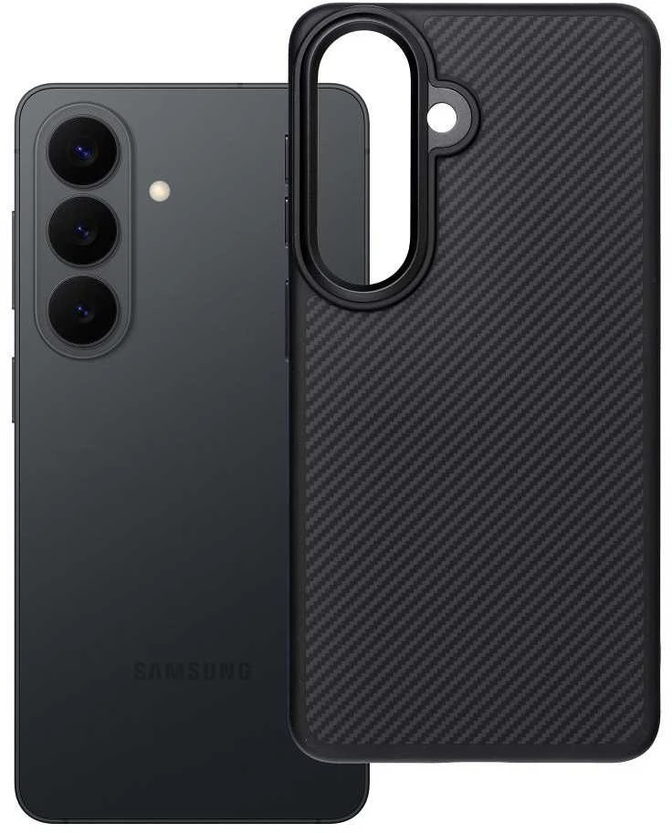 Oem Dėklas na Samsung S26 Carbon Elite Mag Cover zgodne su MagSafe juoda