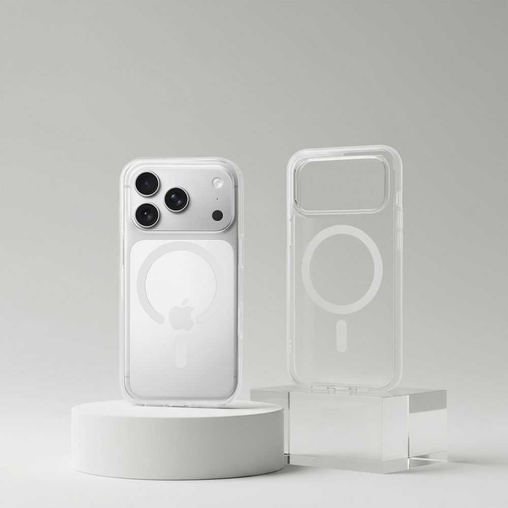Dėklas „Samsung S26 PLUS Forcell F-Protect Clear Hybrid Premium“ dėklai yra patogūs ir skaidrūs, „MagSafe“ 0INT.