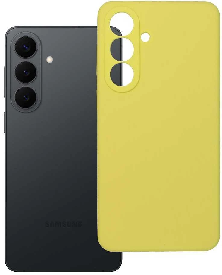 Oem Dėklas na Samsung S26 PLUS Silicone 2mm (camera protection) zółte
