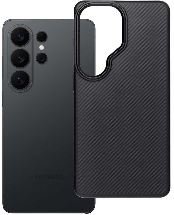 Oem Dėklas na Samsung S26 ULTRA Carbon Elite Mag Cover zgodne su MagSafe juoda