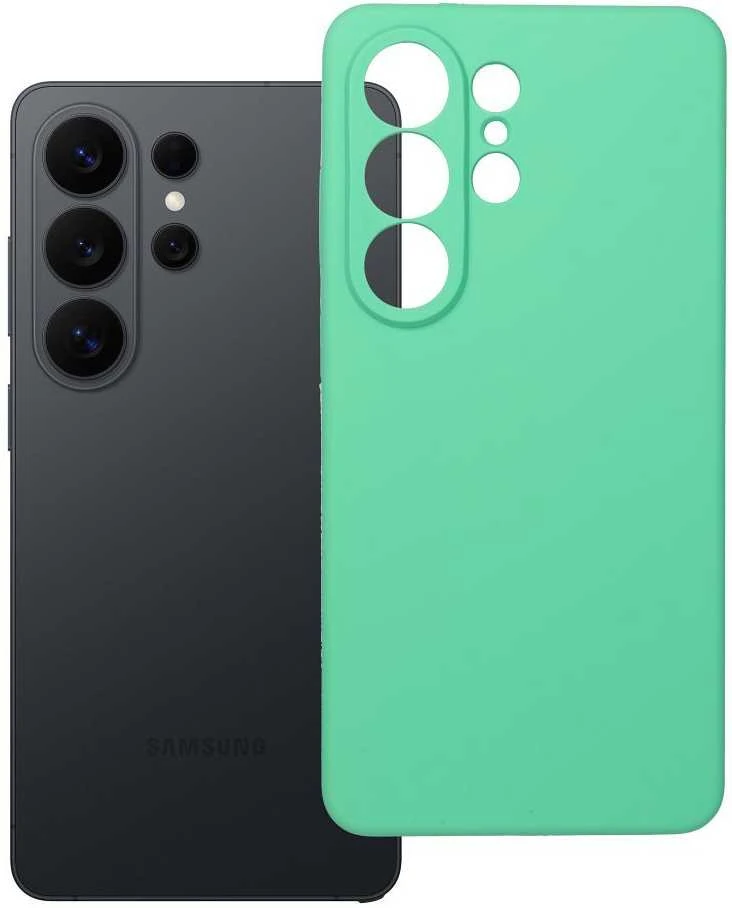 Oem Dėklas na Samsung S26 ULTRA Silicone 2mm (camera protection) mėtų