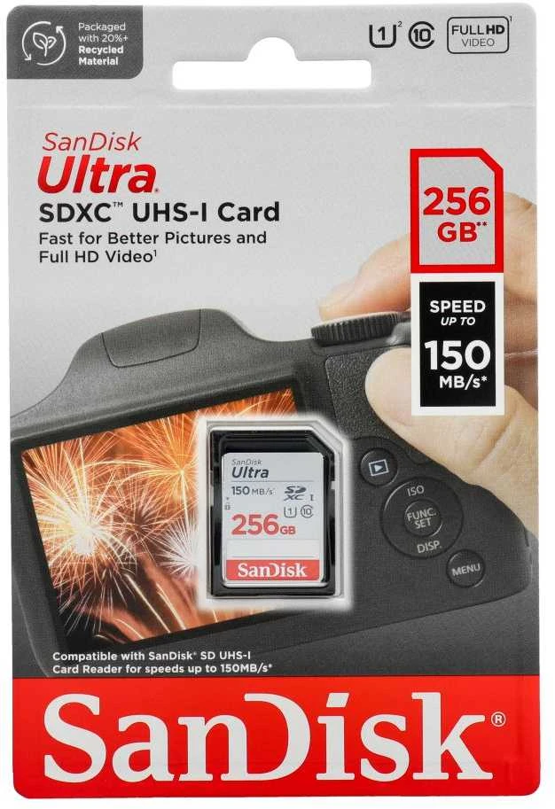 Atminties kortelė Sandisk Ultra UHS-I SDXC 256GB