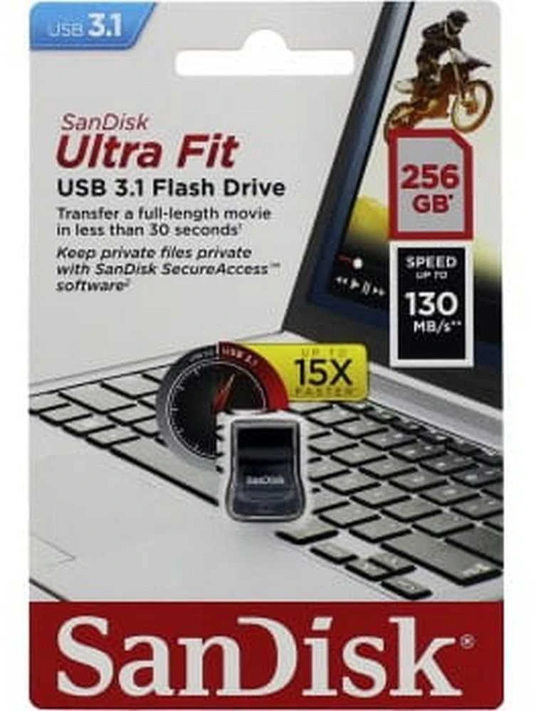 USB laikmena Sandisk Ultra Fit 256GB USB 3.1