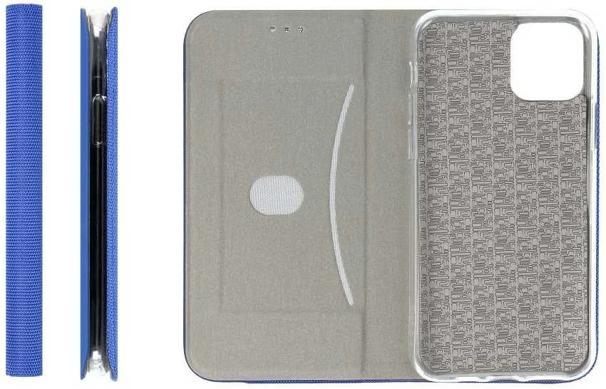 Oem „SENSITIVE“ atverčiamas dėklas, skirtas „SAMSUNG A17“, mėlynas