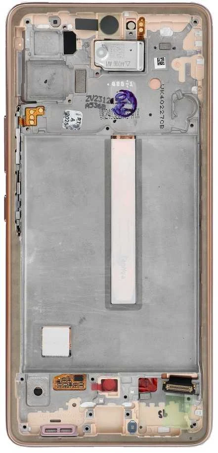 „ServicePack“ LCD ekranas SAMSUNG A53 5G A536B GH82-28024D auksinis