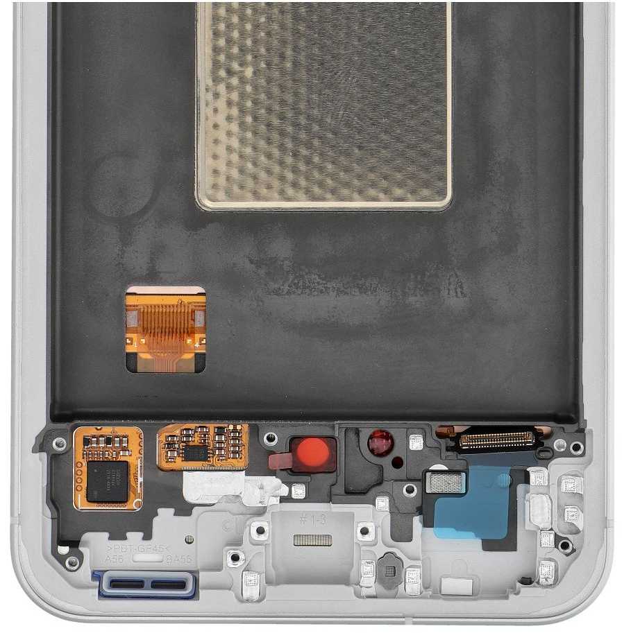„ServicePack“ LCD ekranas, skirtas „SAMSUNG A56 5G A566B“, pilkas GH82-36829B