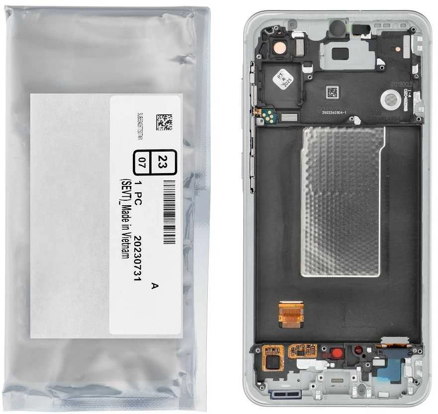 Dėklas „ServicePack“ LCD ekranas, skirtas „SAMSUNG A56 5G A566B“, žalias GH82-36829C