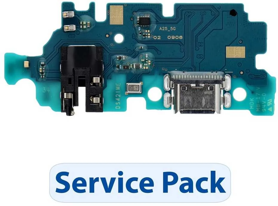 „ServicePack“ USB įkrovimo plokštė SAMSUNG A25 5G A256B GH96-16227A