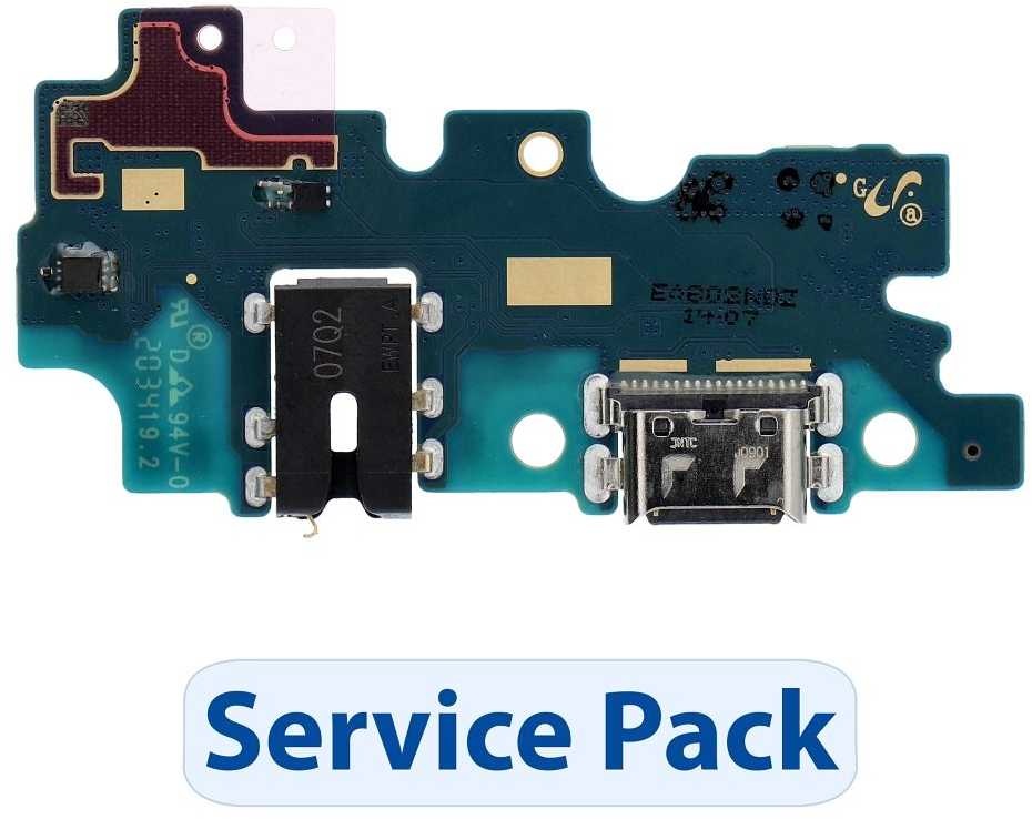 Dėklas „ServicePack“ USB įkrovimo plokštė SAMSUNG A30s A307F GH96-12857A