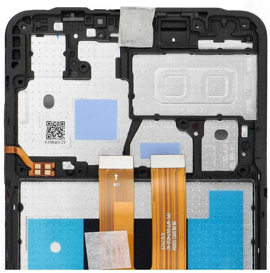 „ServicePack“ LCD ekranas, skirtas SAMSUNG A06 A065 GH81-26440A juodas