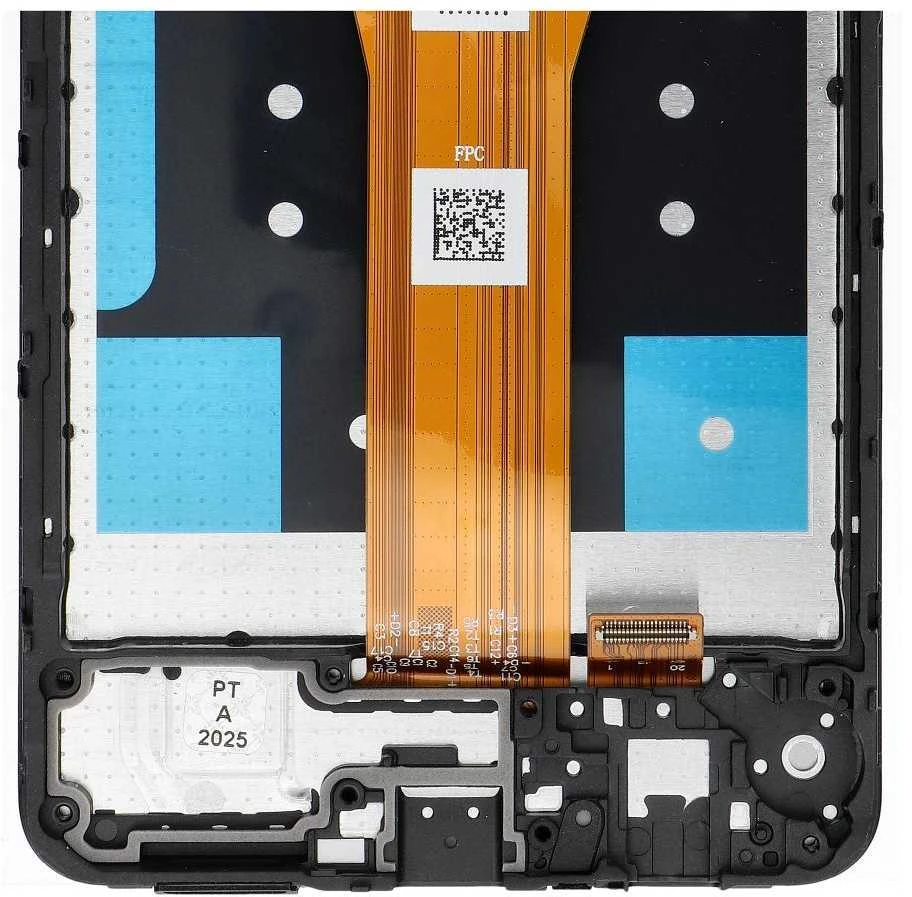 „ServicePack“ LCD ekranas, skirtas SAMSUNG A06 A065 GH81-26440A juodas