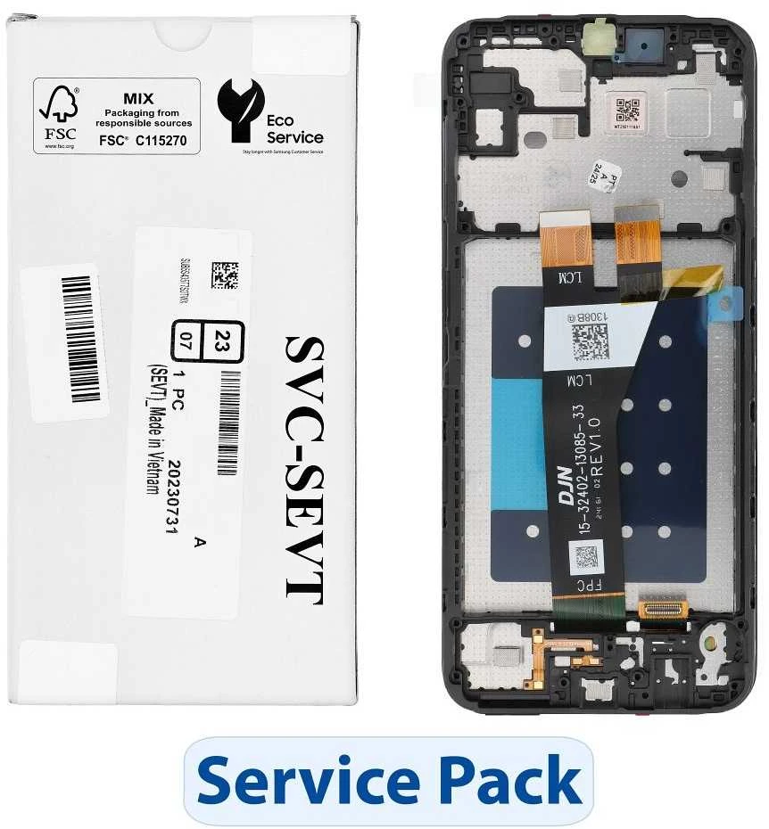 „ServicePack“ LCD ekranas SAMSUNG A14 5G A146 GH81-23640A