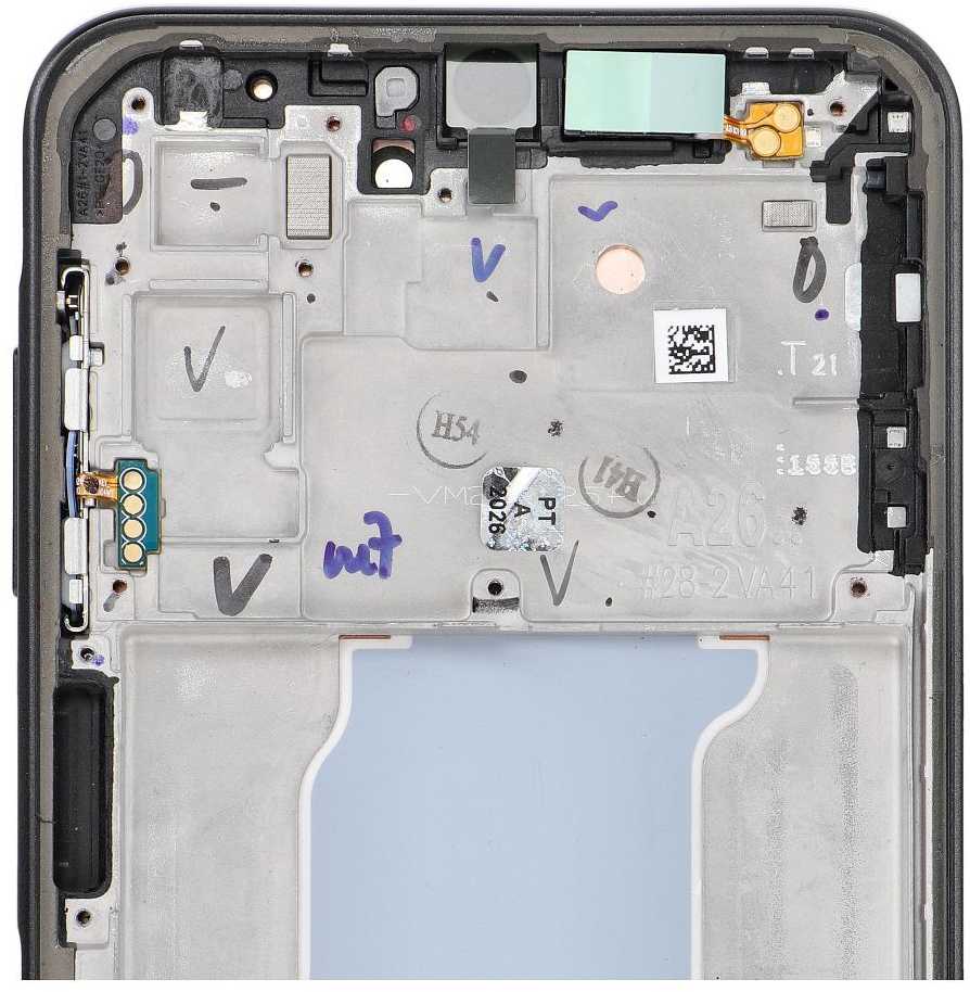SAMSUNG A26 5G A266B LCD ekranas su integruotu ekranu, juodas, GH82-37049A