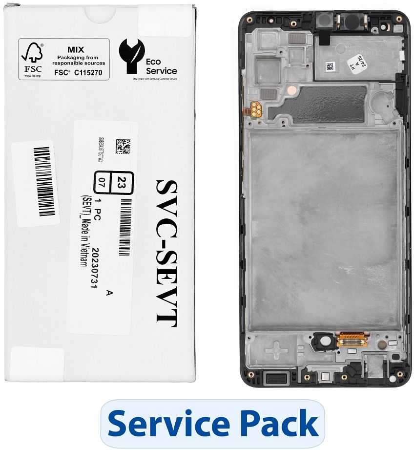 „ServicePack“ LCD ekranas SAMSUNG A32 4G A325F GH82-25579A