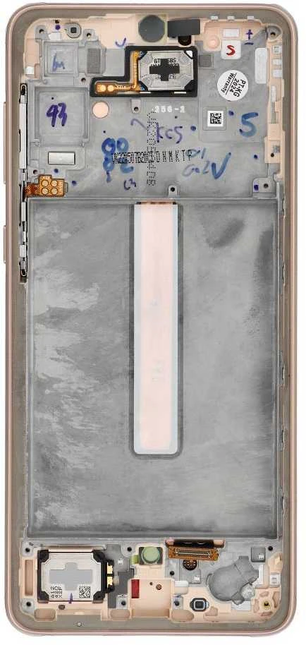 „ServicePack“ LCD ekranas SAMSUNG A33 5G A336B GH82-28143D auksinis