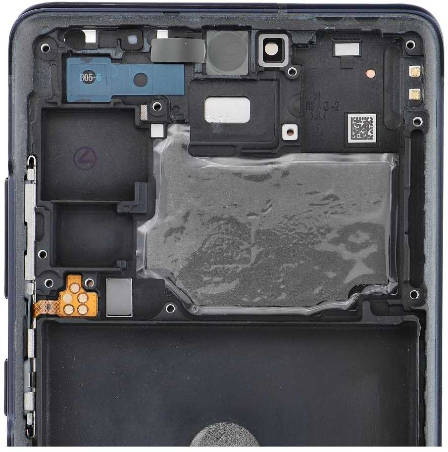 Mėlyna „ServicePack“ LCD ekranas SAMSUNG S20 FE 4G 5G GH82-24219A mėlynas