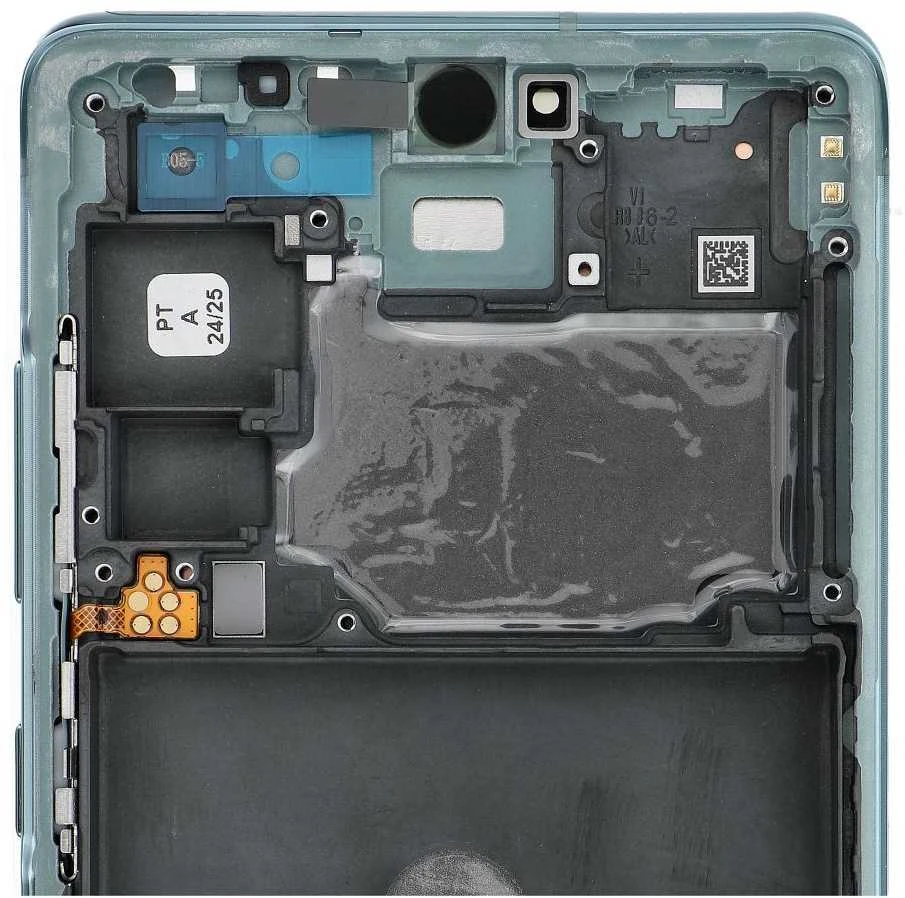 „ServicePack“ LCD ekranas SAMSUNG S20 FE 4G/5G G780F/G781F GH82-24214D žalias