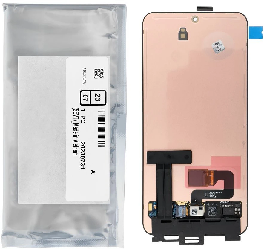 „ServicePack“ LCD ekranas SAMSUNG S23 S911B GH82-31245A be rėmelio